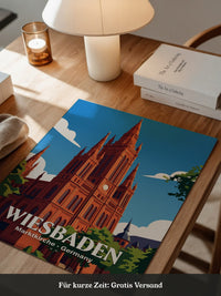 Marktkirche Wiesbaden Rot Gotik