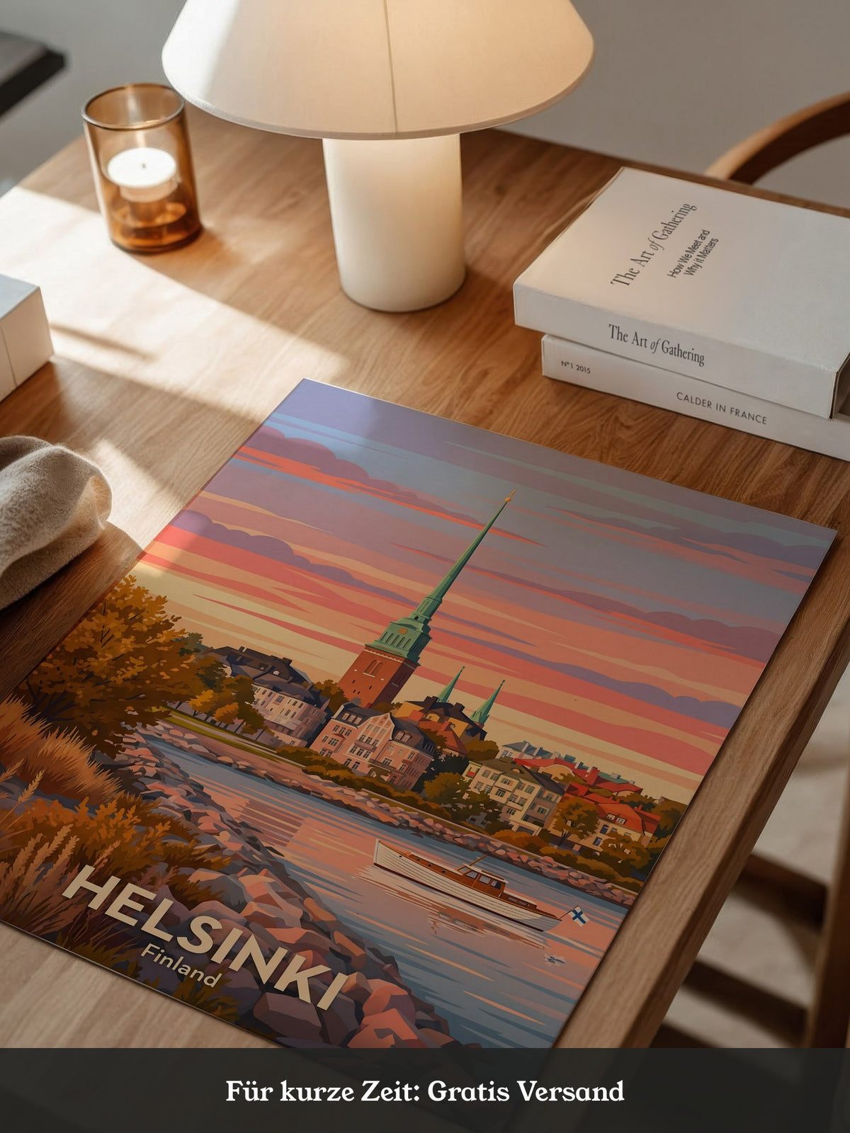 Helsinki Abendrot Skandinavisch