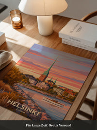 Helsinki Abendrot Skandinavisch