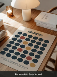 Bunte Kreise Bauhaus Stil