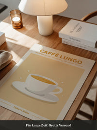Caffè Lungo Tasse Illustration
