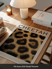 Gepardenfell Nahaufnahme Textur
