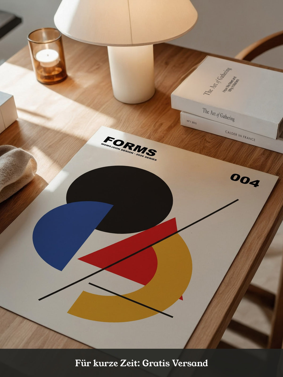 Abstrakte Formen bunte Geometrie