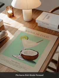 Batida de Coco Glas Illustration