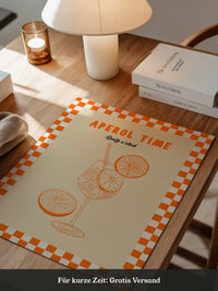 Aperol Spritz Illustration Retro