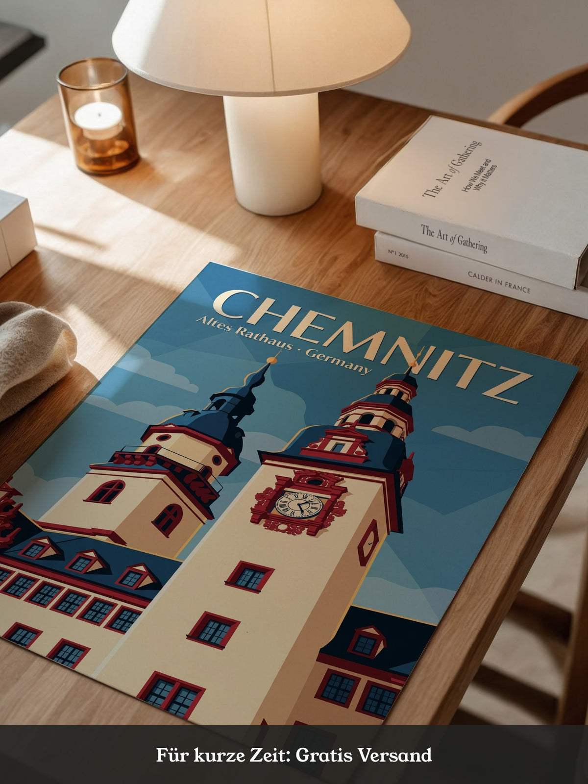 Chemnitzer Rathaus Vintage-Stil
