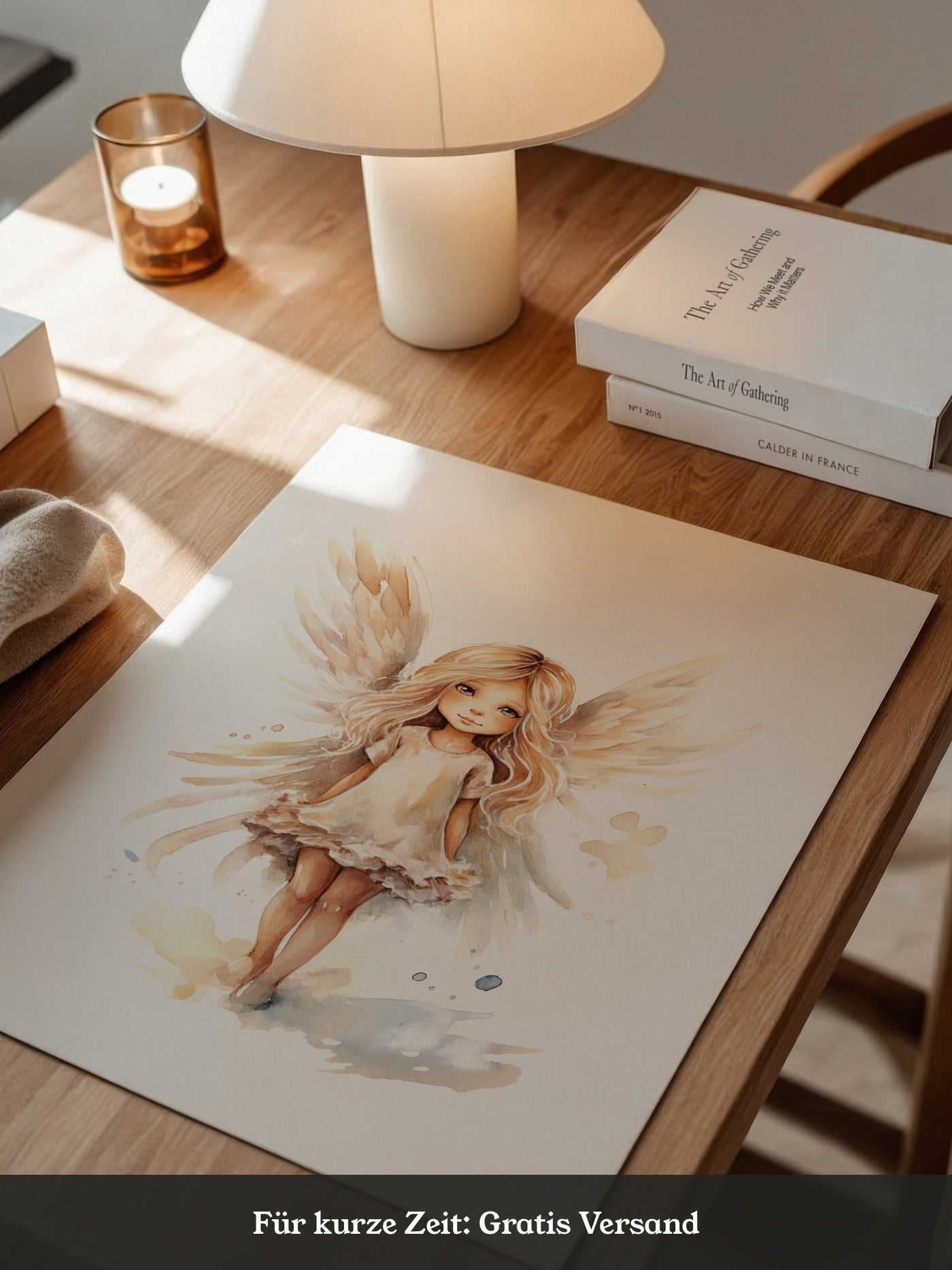 Engelskind Aquarell Stil