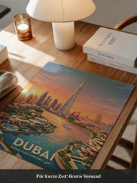 Dubai Skyline Sonnenuntergang