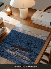 Walflosse Ozean Berge