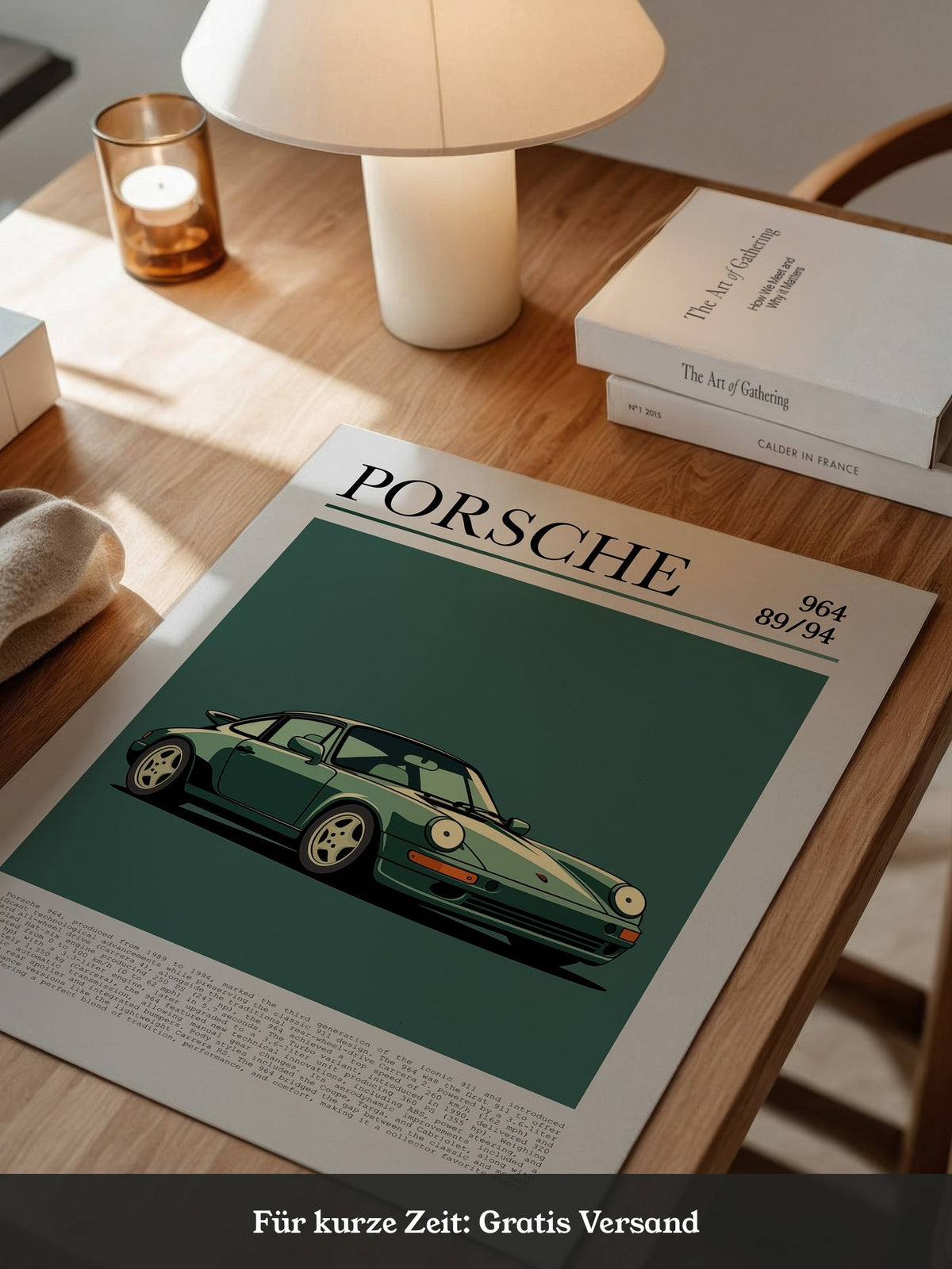 Porsche 964 klassisch grün