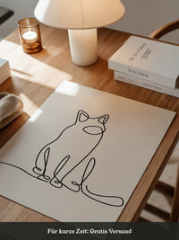 Katze Linie Stilvoll