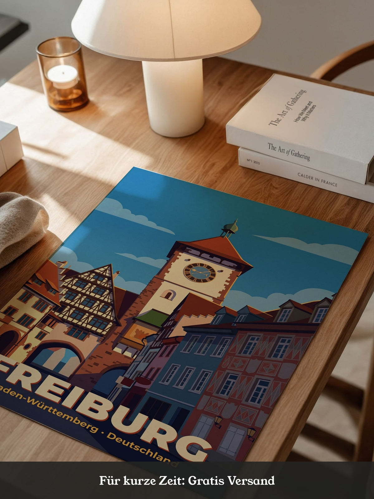 Freiburg Uhrturm Altstadt
