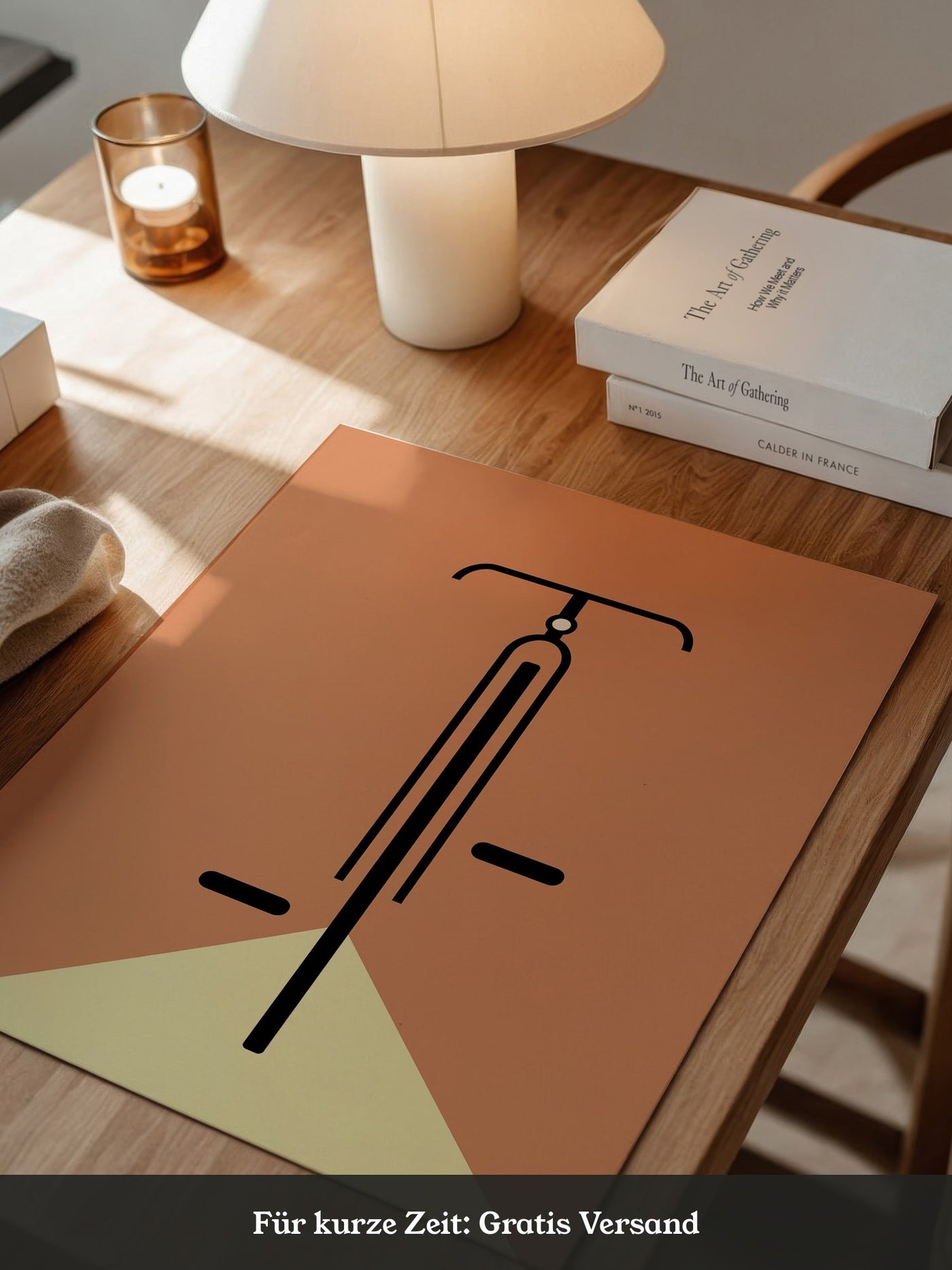 Fahrrad minimalistisch Grafik