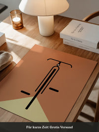 Fahrrad minimalistisch Grafik