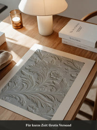 Barock Floral Reliefstruktur