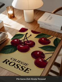 Kirschen Grafik Rot