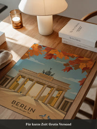 Brandenburger Tor Herbstblätter