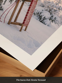 Winterliche Schlittenlandschaft