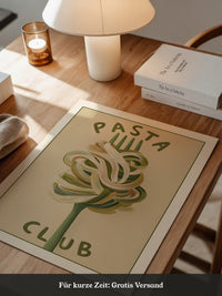 Gabel Pasta Malstil Vintage