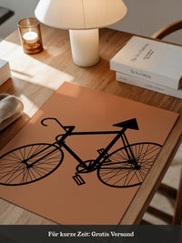 Fahrrad Abstrakt Schatten Braun