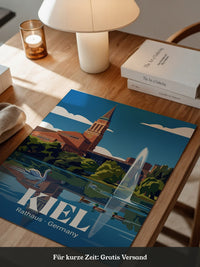 Kiel Rathaus Seeansicht