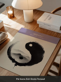 Yin Yang Berge Tintenmalerei