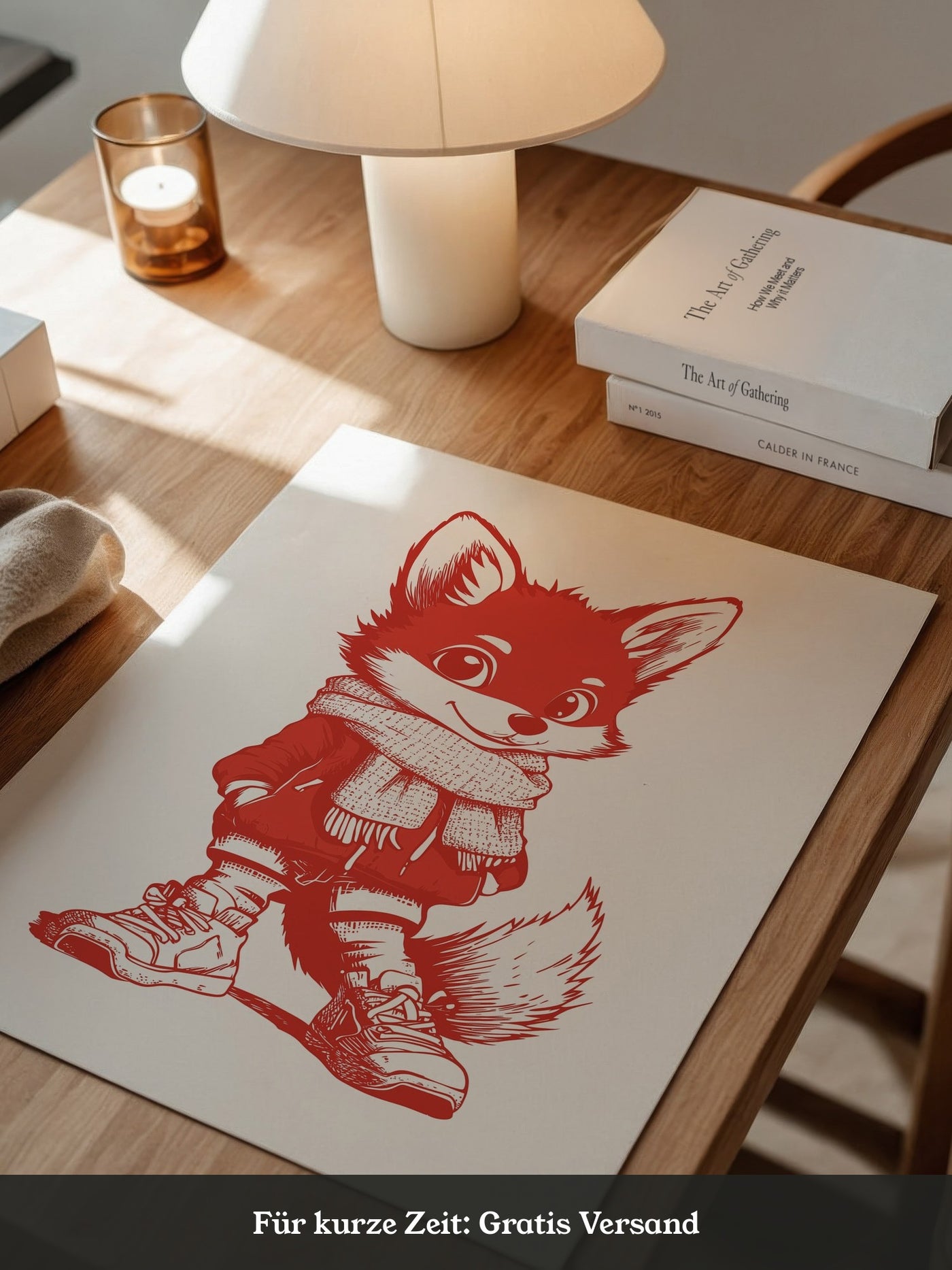 Fuchs Knuddelig Rot Zeichnung