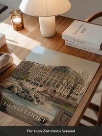 Düsseldorf Skyline Art Deco