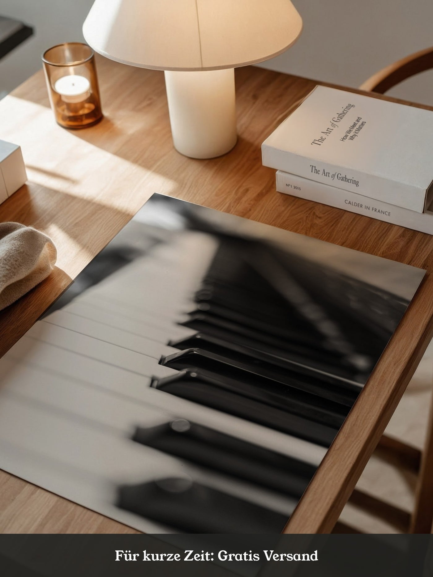 Pianotasten Unschärfe Schwarzweiß