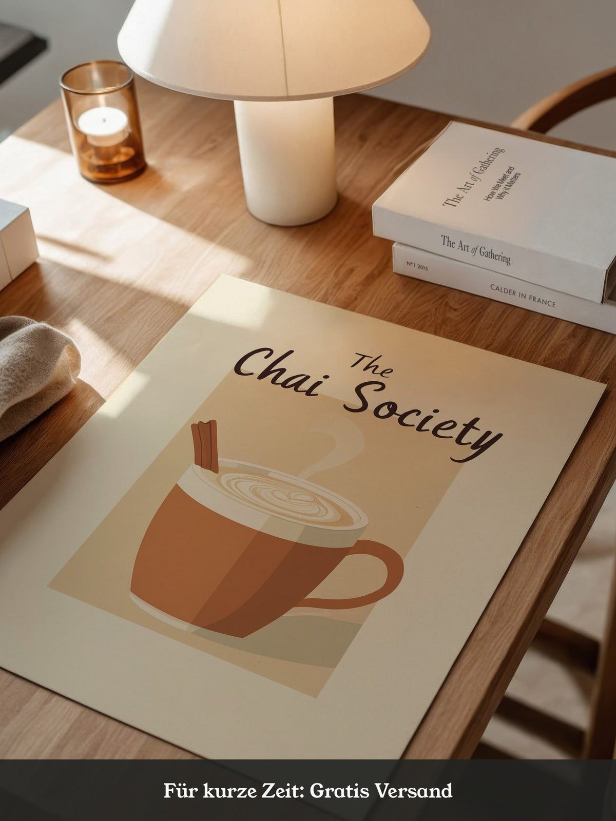 Chai Tasse stilisiert