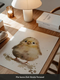 Küken Aquarell zart