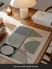 Geometrische Formen Pastelltöne