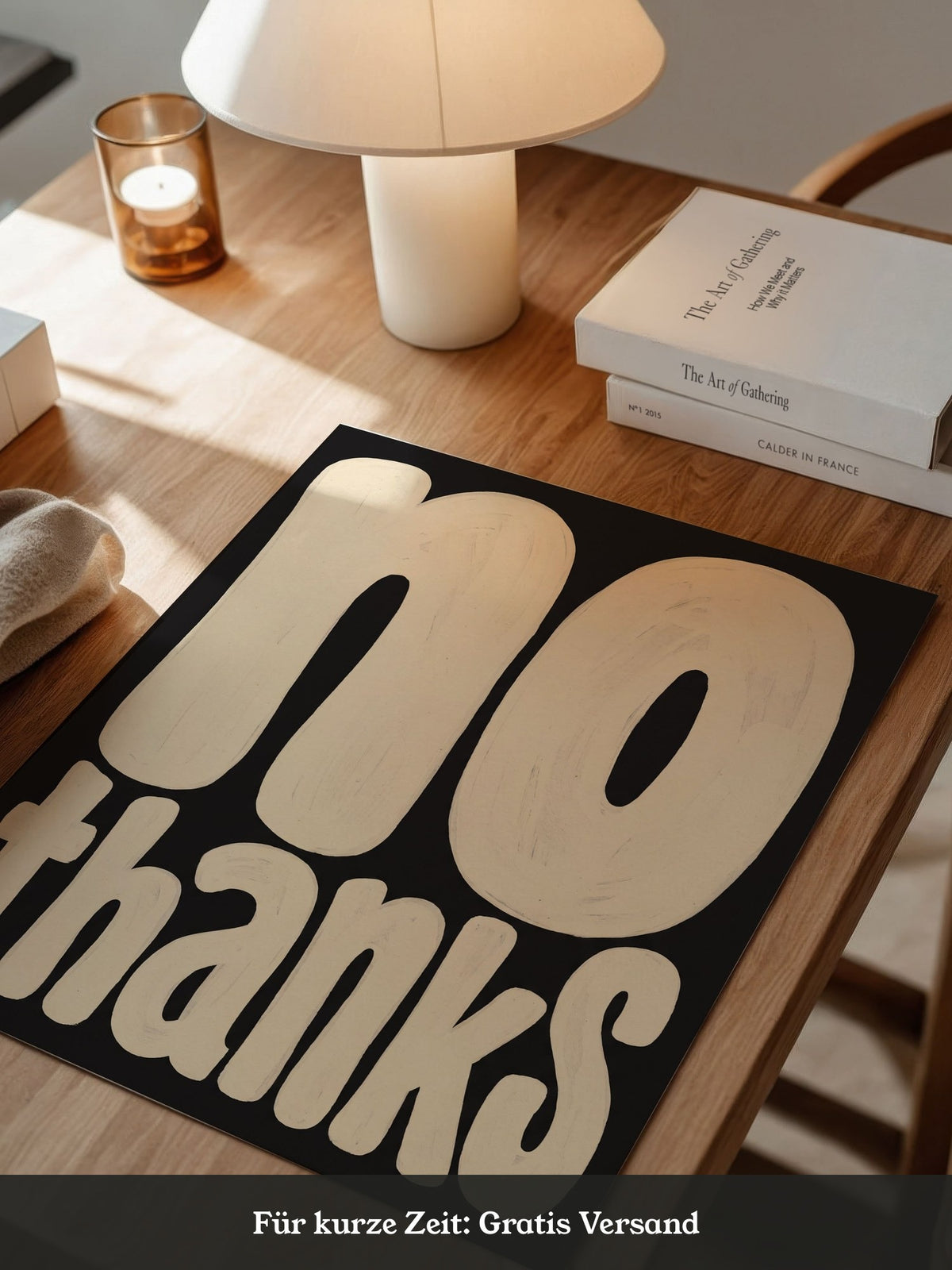 100 Thanks Wandbild