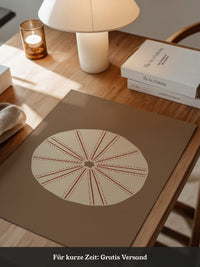 Geometrische Sonne Minimalistisch