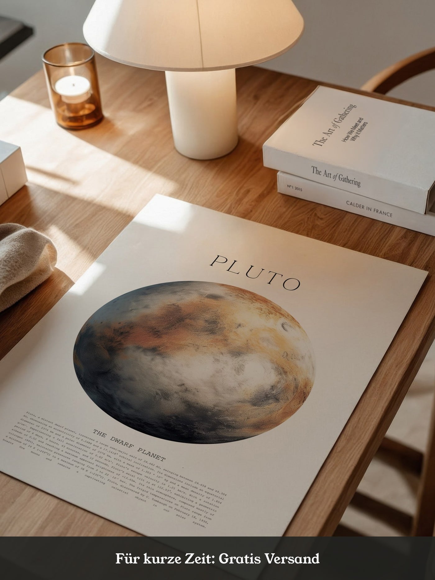 Pluto Planet Textur Farbig