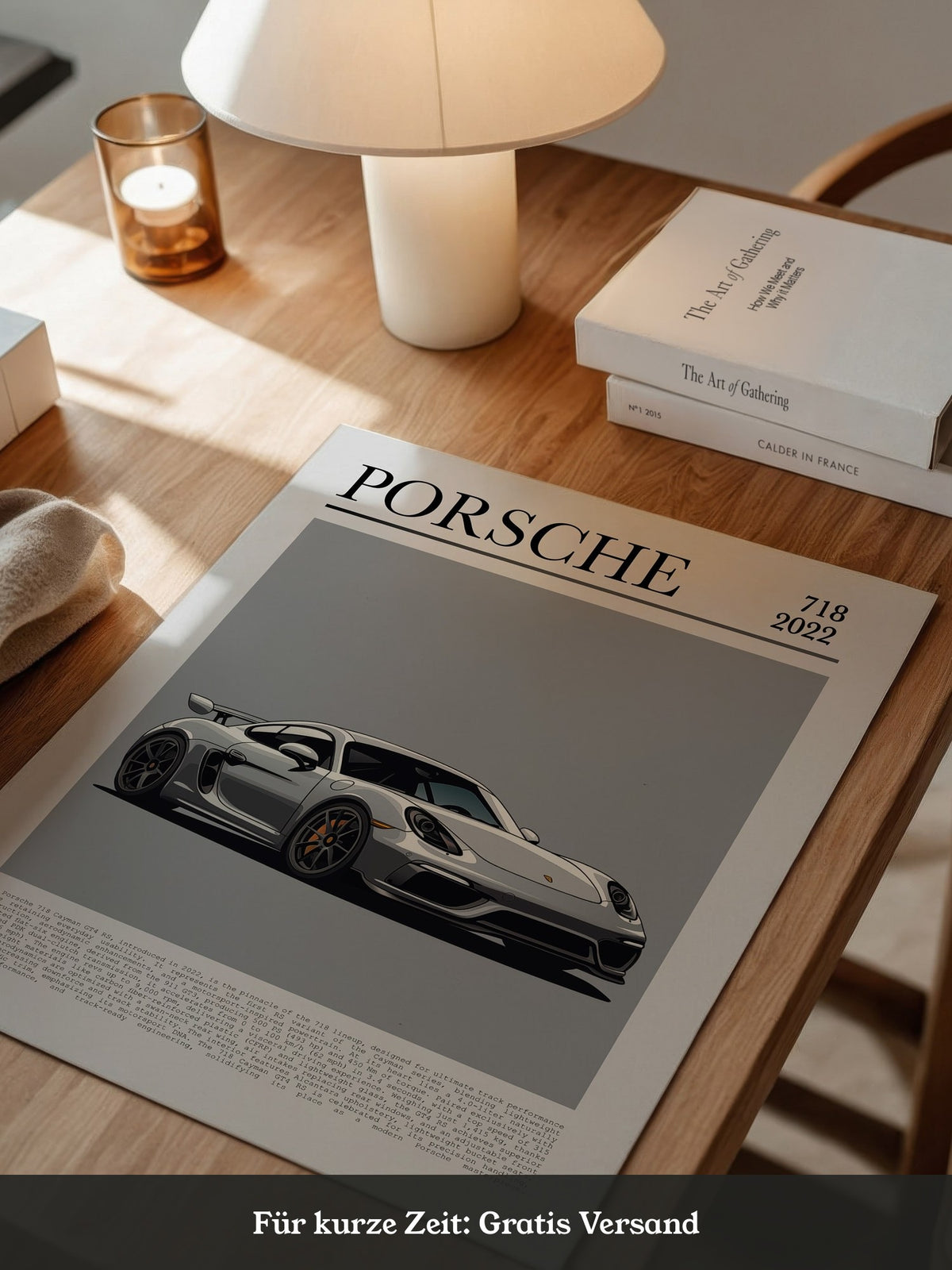 Porsche Cayman 718 Illustration