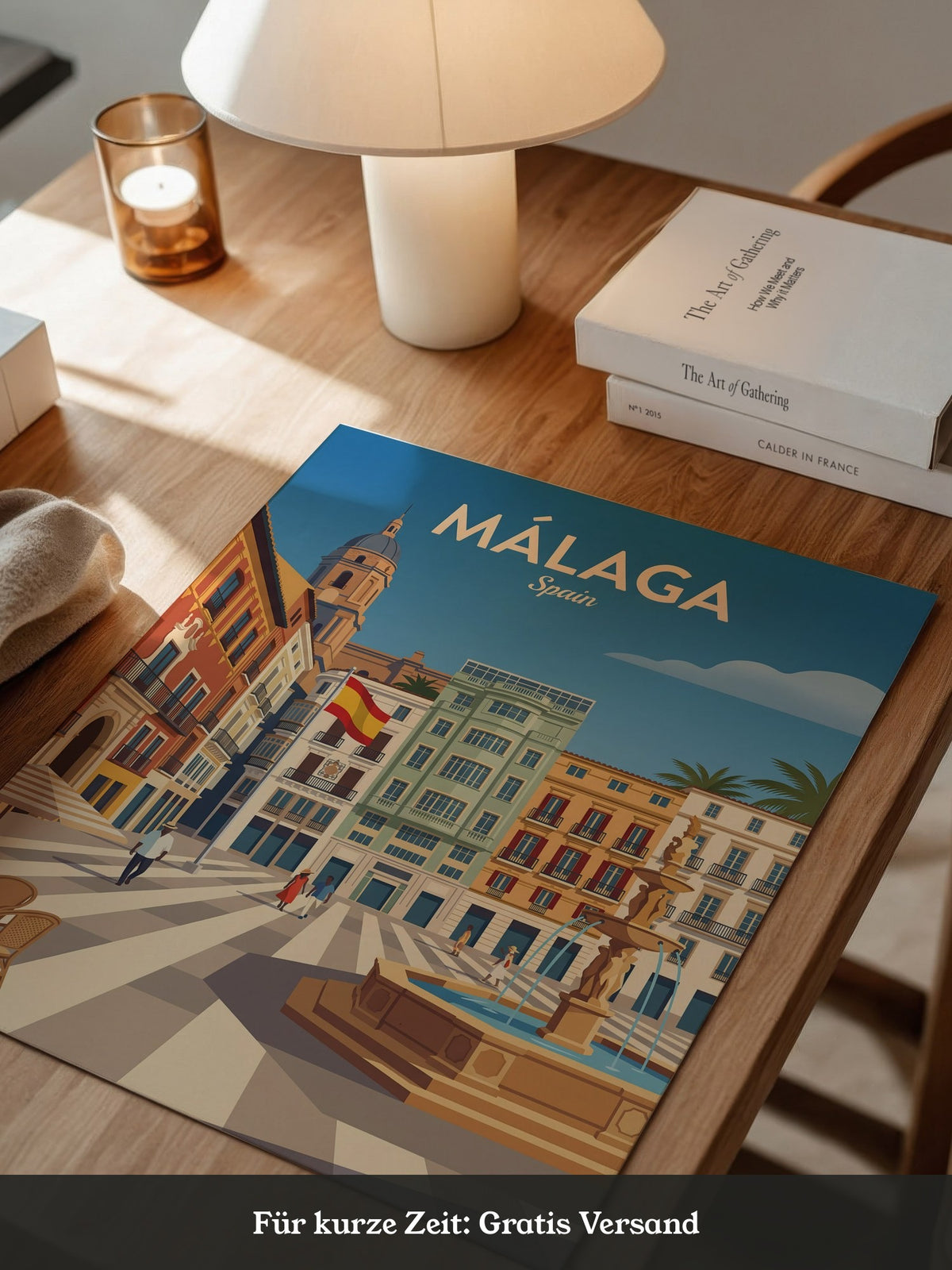 Málaga Stadtzentrum Vintage Stil