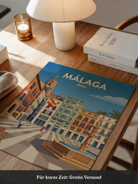 Málaga Stadtzentrum Vintage Stil