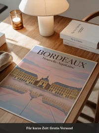 Bordeaux Architektur Pastellfarben
