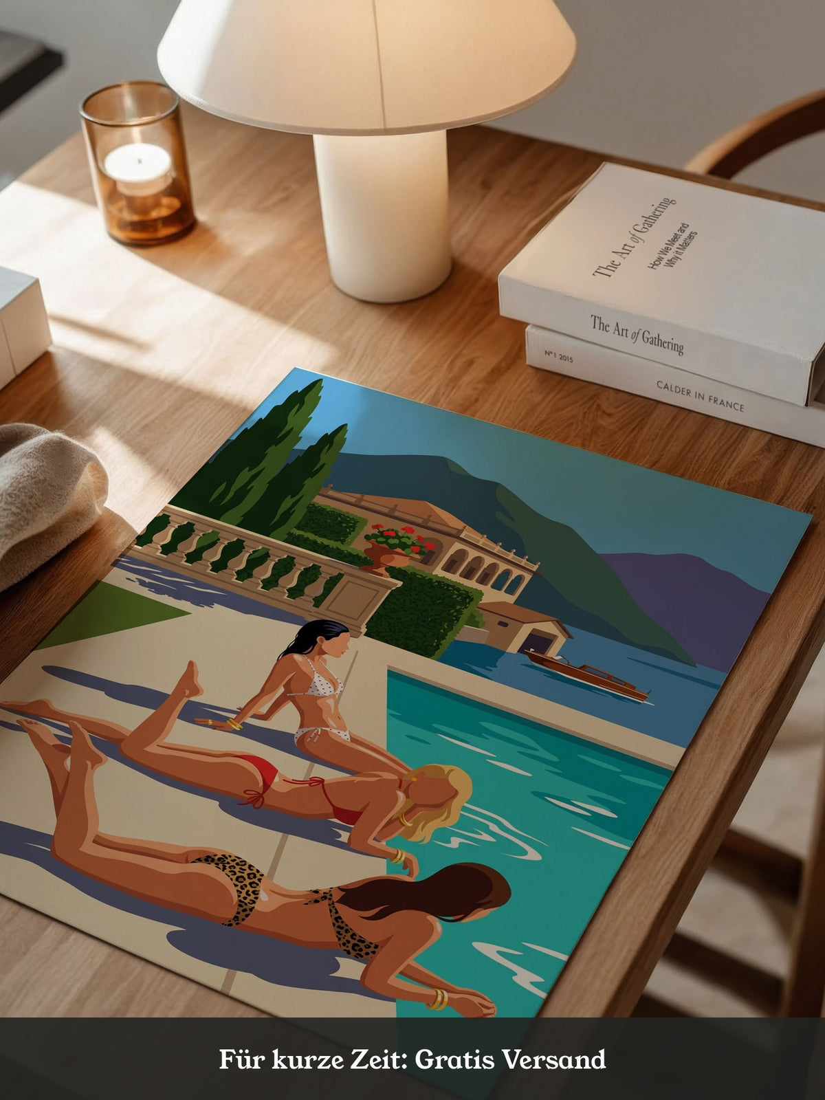 Dolce Vita Strand Illustration