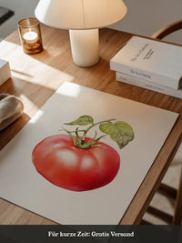 Tomate Aquarell saftig