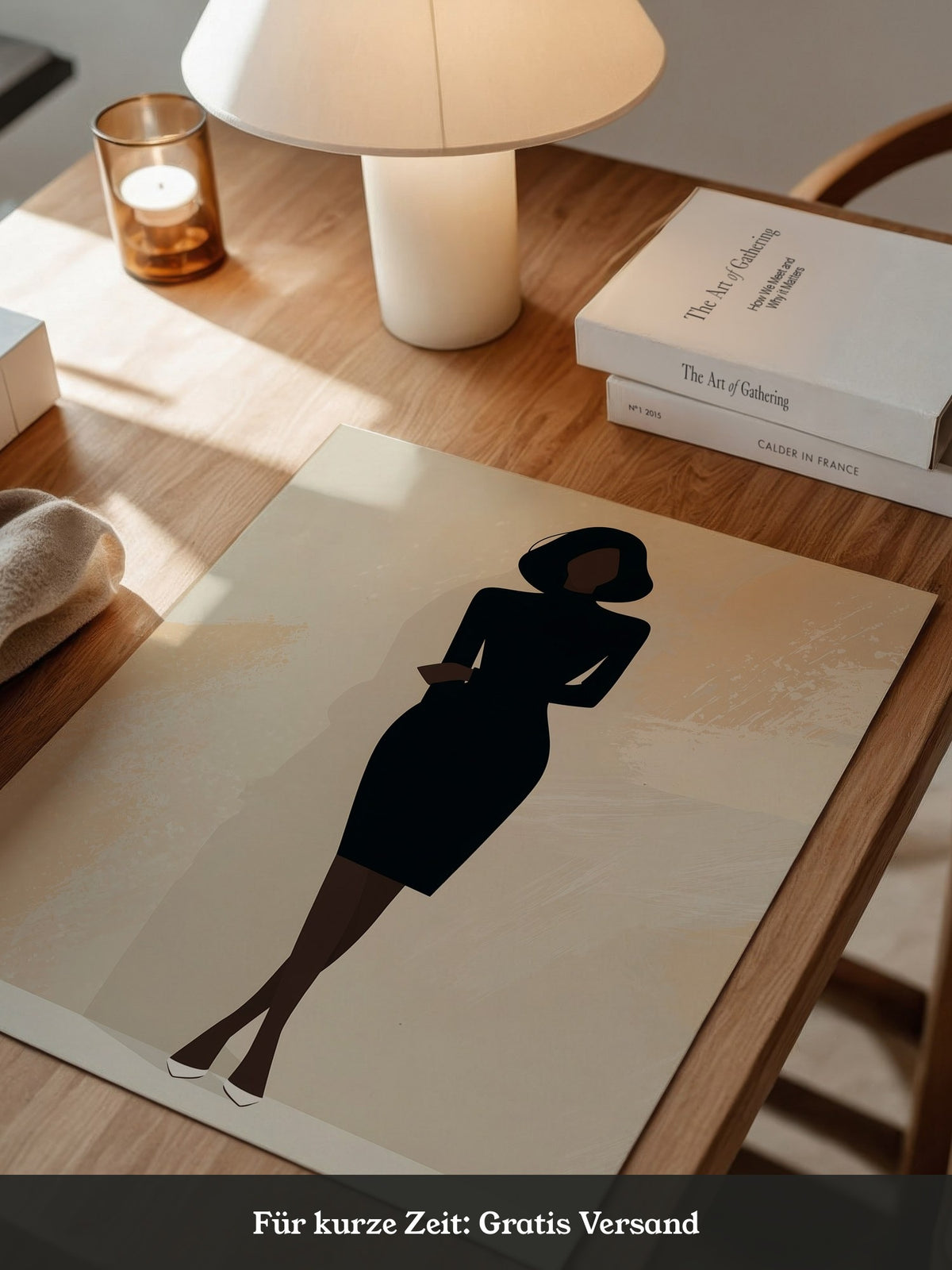 Elegante Silhouette Minimalistisch