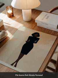 Elegante Silhouette Minimalistisch