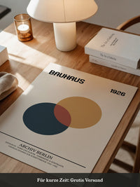 Bauhaus Kreise Geometrisch Retro