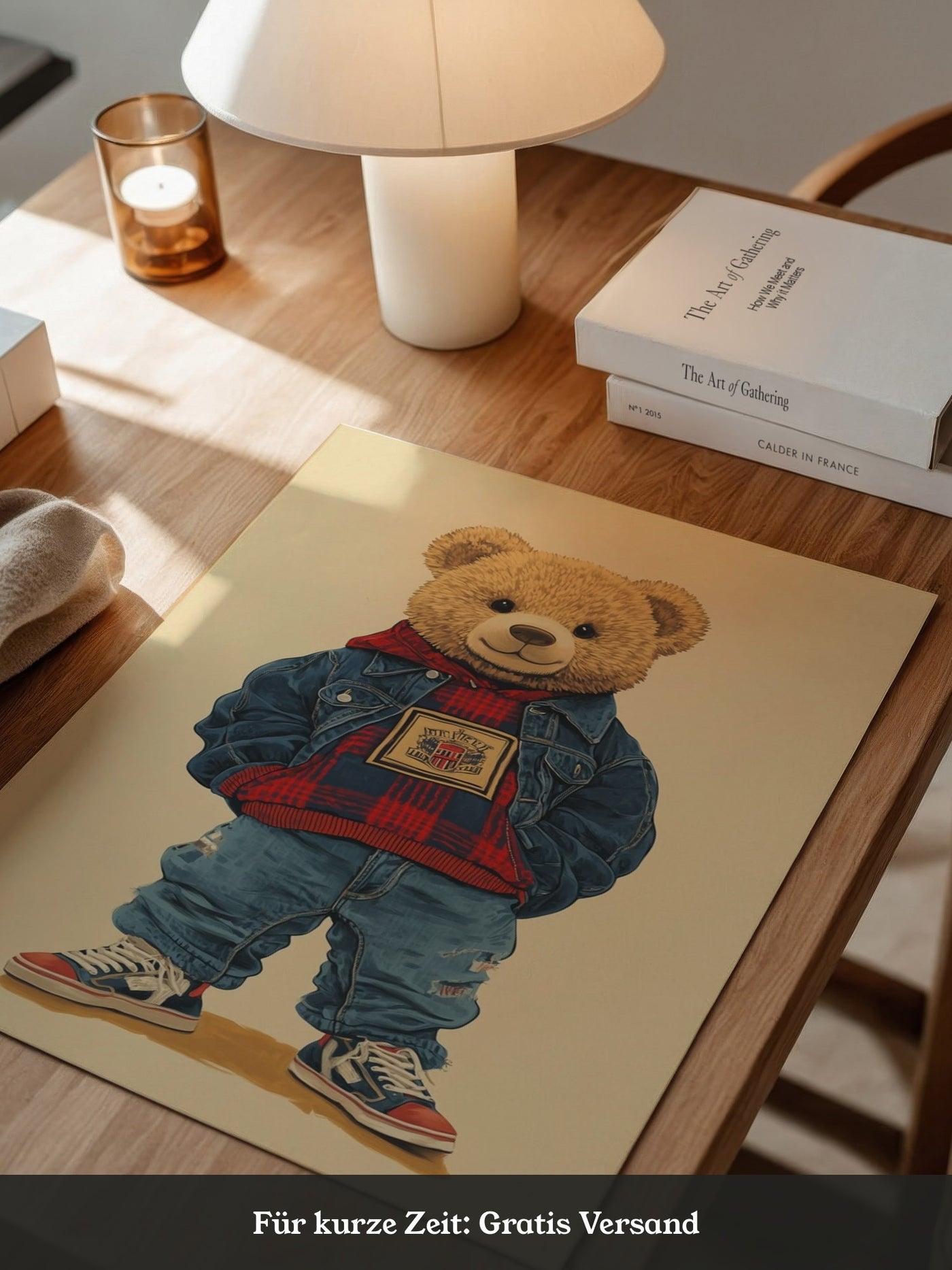 Teddybär Hipster Outfit