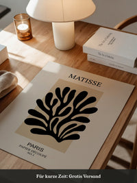 Schwarze Silhouette Beige Kontrast