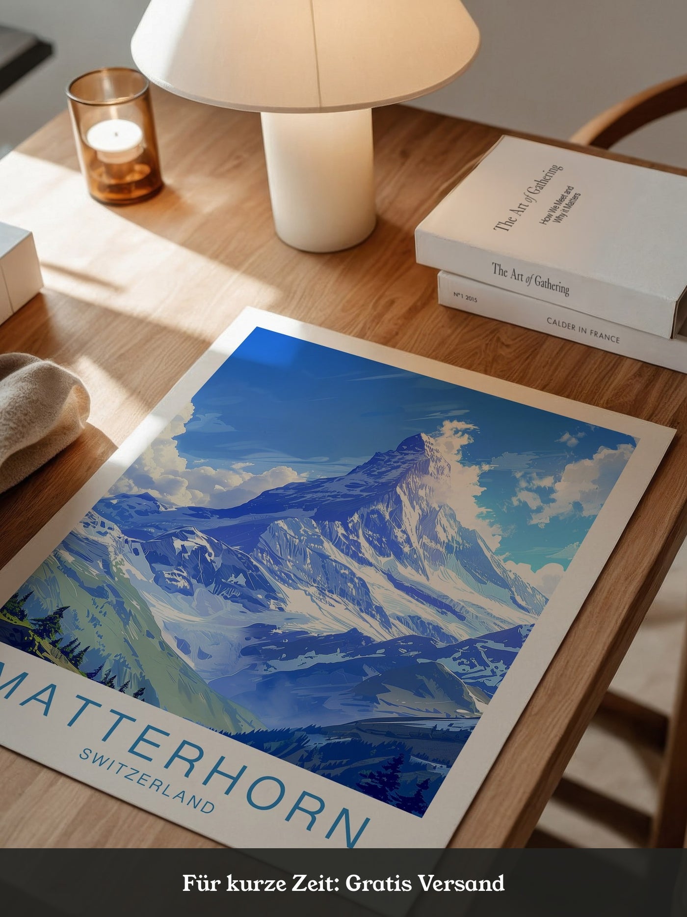 Matterhorn Berg Panorama Art