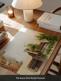 Römischer Balkon und Kolosseum