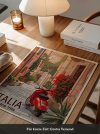 Roter Roller Italienische Gasse