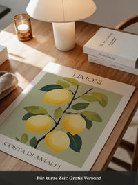 Zitronenbaum Amalfi Illustration